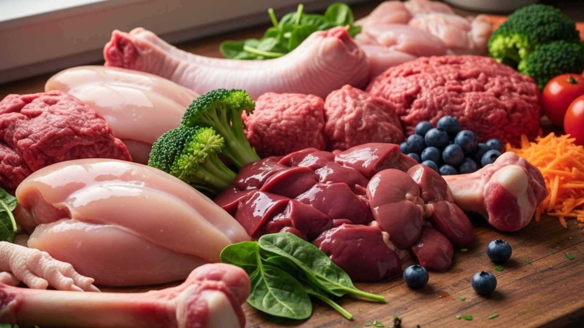 ingredientes en la mesa